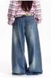 Men's Stylish Simple Harajuku Style Trendy Fashionable Versatile Jeans Denim Clothing_mkmklike.com