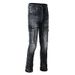 Ruffian Handsome Street Micro-pull Jeans Men's Multi-bag Pants Comfortable Elastic Trendy Pants Men's Casual Versatile Micro-pull Pants Men_mkmklike.com