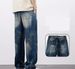 Men's Classic Straight Fit Relaxed Jeans - Comfortable Stretch Denim Pants For Casual & Office Wear (Light Blue, Sizes 30-46)_mkmklike.com