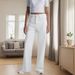 Plus Size Straight Leg Jeans For Women – High-Waisted Stretch Denim Pants, Classic Washed Colors, Comfortable & Flattering Fit (S-XXL)_mkmklike.com