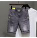 Men's Washed Denim Cargo Shorts - Summer Lightweight Streetwear Casual Straight Fit Stretchable 5-Pocket Short Pants_mkmklike.com