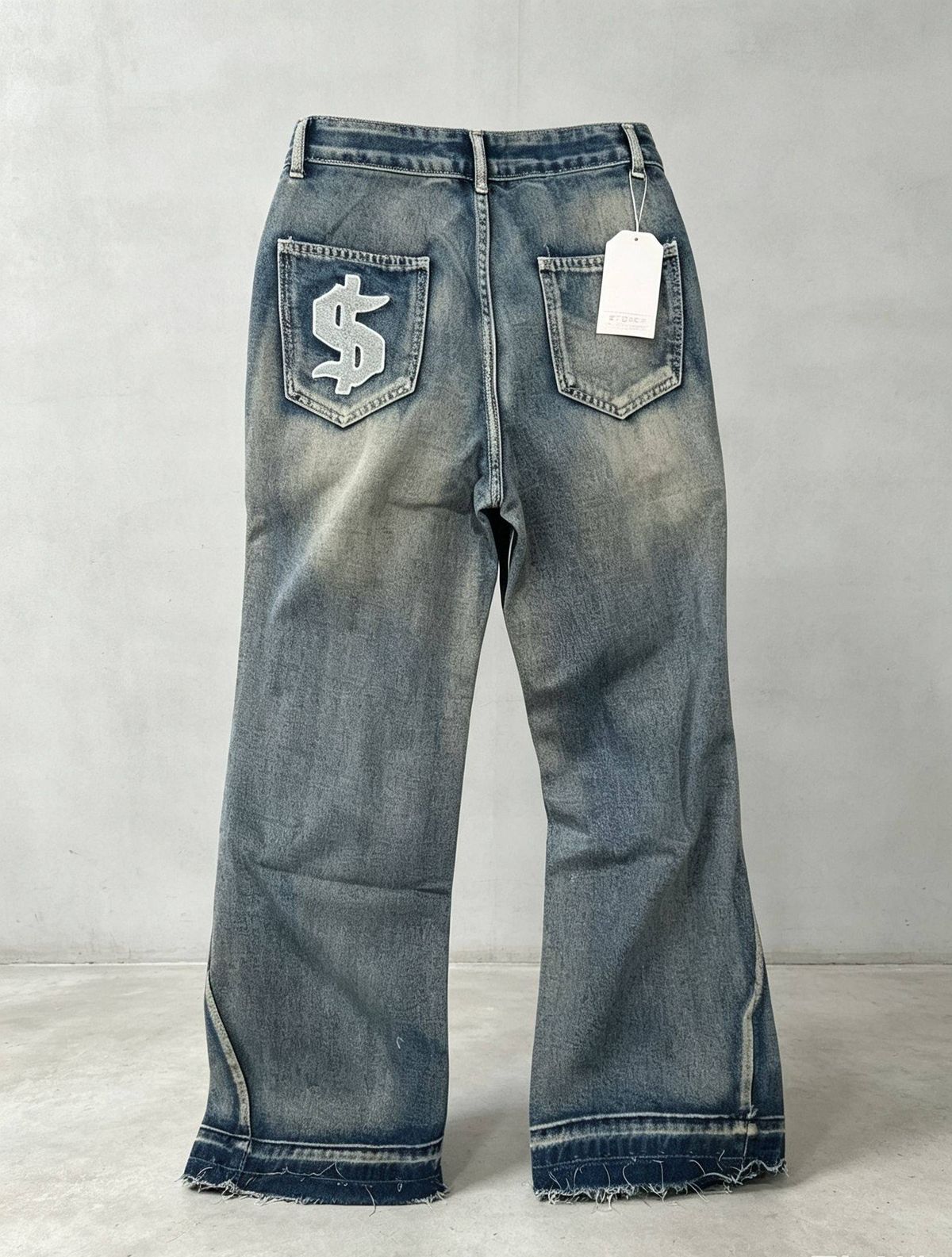 Men's Washed Retro Colored Distressed Slim Fit Stretch Denim Jeans Youth Street Style Individualistic Skinny Jeans_mkmklike.com