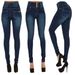 Large Quantity Discounts, European And American Cross-border New High-waisted Slim-fitting Elastic Large-size Small-footed Jeans For Women_mkmklike.com