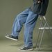 Men's Clothing Vintage Washed Jeans – Classic Straight-Leg Denim Pants For Streetwear & Casual | High Waist, Zip Fly, Light Stretch (S-3XL)_mkmklike.com