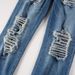 Pure Cross-Border Pants Slim Fit Street Style Trendy Brand Ripped Patched Beggar Men's Jeans Male Dropshipping_mkmklike.com