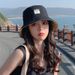 Hot Sale New Summer Sun For Women Double Sided Outdoor Sunscreen Bucket Hats Female Korean Casual Panama Fisherman Caps_mkmklike.com