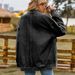 K New Versatile Slimming Retro Classic Loose Denim Casual Jacket Top For Women. No Necklace, Glasses, Or Other Accessories_mkmklike.com
