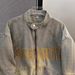 Loom European American Trendy Brand Embroidered Denim For Men Women, Spring And Autumn High-end Cleanfit Short Motorcycle_mkmklike.com