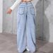 Sweet And Spicy Style High Waist Straight Jeans Women's Summer New Loose And Versatile_mkmklike.com