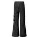 Men's Flared Jeans With Multiple Pockets, Design Sense, Deconstructed, Distressed, Washed, Casual Workwear, Long Pants,_mkmklike.com