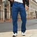 Men's Baggy Jeans Loose Straight Leg Wide Leg Denim Fashion For Comfortable Fit_mkmklike.com