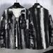 Men's Clothing Retro Denim Jacket For Men – Oversized Workwear Coat With Relaxed Fit, Notched Collar & Contrast Stitching (5XL-11XL, Black)_mkmklike.com