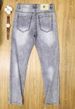 Trendy Men's Light Gray Jeans Slim Fit Straight Leg Long Pants Spring_mkmklike.com
