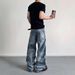 EME Men' Cow King Collection Summer Water Wahed Three Dimenional Shape Natural Cat Beard Sagging Outdated Curved_mkmklike.com