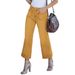 Women's Clothing Relaxed Wide-Leg Jeans For Women - Mid Rise, Stretch Denim, 9/10 Length In Classic & Trendy Colors (Black/White/Army Green)_mkmklike.com