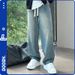 Men's Clothing Autumn Soft Jeans Men And Women Trend Elastic Versatile Loose Casual American High Street Retro Drape Straight Pants Trend_mkmklike.com