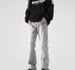 American Retro Washed Smoke Gray Jeans Men's Trendy Narrow Version Straight Casual Pants Cleanfit Micro-pull Pants_mkmklike.com