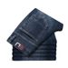 Spring High-end Jeans Men's New Elastic Slim-fit Straight Men's Pants Spring And Autumn Middle-aged Casual Trousers Men_mkmklike.com