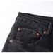 Unisex Y2K High-Waist Flared Jeans, Black-Grey Fade, White Splatter & Scratches, Breathable Summer Style_mkmklike.com