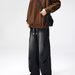 Men's Clothing Retro Distressed Jeans Men's Trendy High Street Autumn New Loose Straight Wide Leg Trousers_mkmklike.com
