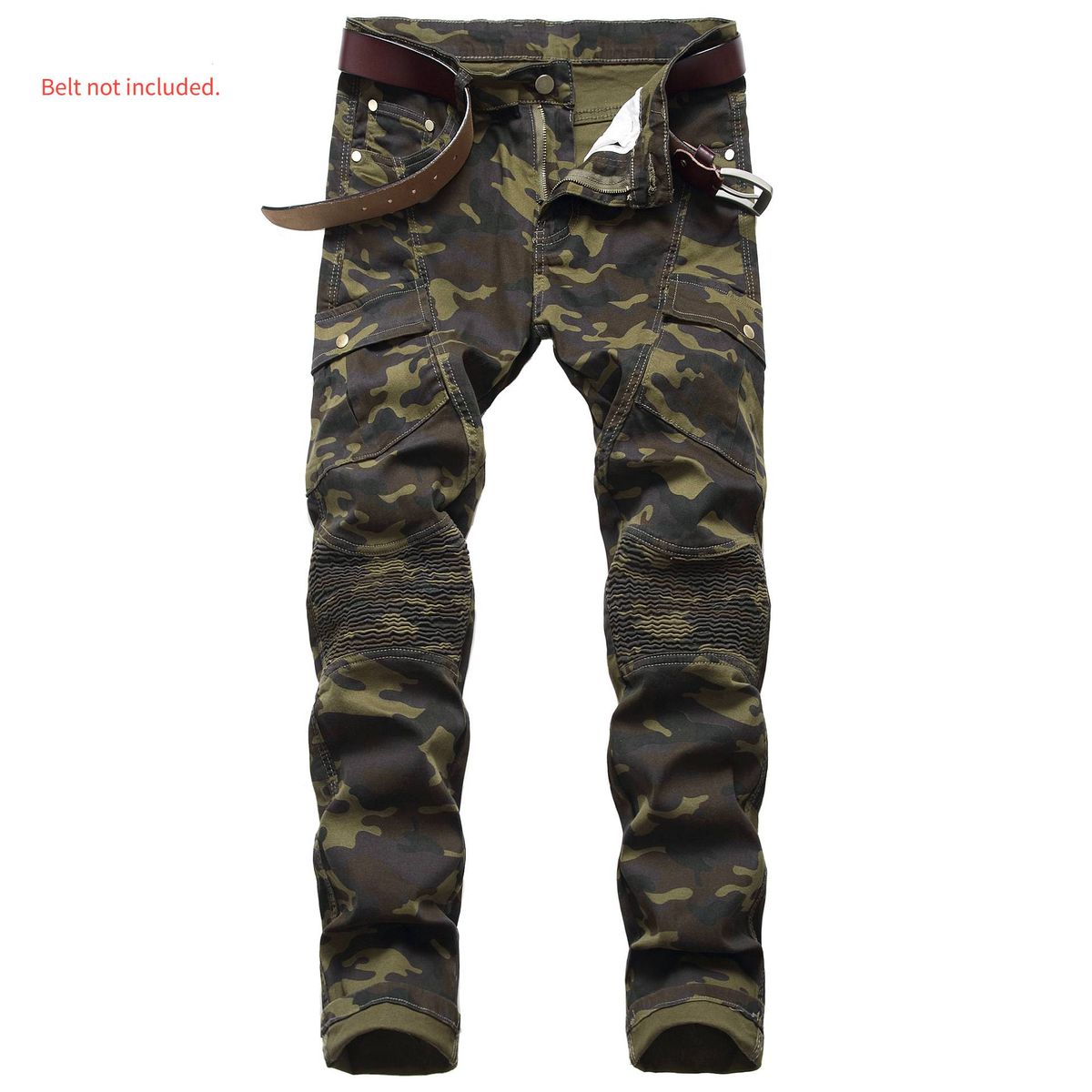 Men's Clothing Camouflage Jeans, Trendy And Stylish Slim Fit Stretch Camouflage Trousers_mkmklike.com