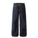 American Style Original Denim Wide-Leg Men Streetwear Cleanfit Simple Basic Loose Casual Straight Pants_mkmklike.com
