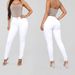 K Fashionable Slim Fit Elastic Denim Shorts For Women_mkmklike.com