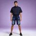 Men's Stretch Denim Shorts – Elastic Waist 5-Pocket Cargo Shorts | Comfort Fit For Summer & Streetwear_mkmklike.com