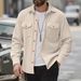 Cross-Border European And American New Stand Collar Button Cardigan Long Sleeve Casual Fashion Solid Color Versatile_mkmklike.com