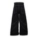 Unique Niche Flame Pattern Embroidered Jeans For Men Trendy Design Split Stitching Topstitch Wide-Leg Pants_mkmklike.com