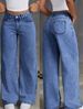 Women's Clothing Sweet And Spicy Style High Waist Large Straight Pants_mkmklike.com