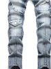 Stretch Slim-Fit Jeans For Men – Retro Motorcycle Riding Pants With Utility Pockets (Navy Blue, 30-38)_mkmklike.com