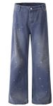 Vintage Washed Distressed Jeans – Relaxed Straight Fit (S-3XL, Classic Blue)_mkmklike.com