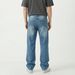 Men's Floral Washed Jeans Spring Summer New Wide Leg Straight Fit Casual Loose Trousers Versatile Retro Style_mkmklike.com