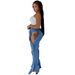 Women's High-Waist Button-Fly Jeans | Streetwear Denim Pants | Comfortable & Stylish | Plus Size Available_mkmklike.com