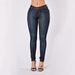 Cross-border Foreign Trade European And American Women's High-elasticity Jeans Pencil Pants_mkmklike.com