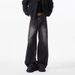 Unisex Vintage High Street Jeans – Oversized Straight Leg Retro Denim Pants For Men & Women_mkmklike.com