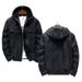 Men's Clothing New Thick Warm Men's Cotton Coat Winter Imitation Lambskin Cold Proof Hooded Plush Denim Jacket Men_mkmklike.com