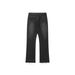 Vintage Cleanfit Distressed Jeans Retro Washed Denim Pants Fringe Hem Relaxed Straight Leg Black Grey Blue S-XL Men Women_mkmklike.com