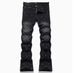 Men's Straight Leg Jeans - American Style High Street Fashion Slim Fit Summer Casual Trousers With Light Luxury Design_mkmklike.com