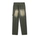 Men's Clothing Autumn/Winter New Men's Hip Hop Jeans, Retro Loose Fit Casual Flow Color Wide Leg Trousers_mkmklike.com