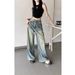 Retro High-Waisted Straight Leg Jeans for Women Loose Fitting Floor Length Spring/Autumn 2026 Style High Street Niche_mkmklike.com
