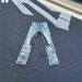 Men's Clothing Printing Heavy Process Washed Straight Jeans_mkmklike.com