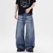 Retro American Vintage Cat Whisker Jeans For Men & Women – High Street Loose Fit Straight Leg Wide Pants_mkmklike.com