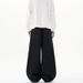 Men's Raw Cutaway Jeans Unisex Design Baggy Style Wide Leg Fit With Detachable Bandana_mkmklike.com