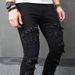 New Casual Jeans, Trendy Baggy Trousers, High Street Wide-leg Pants Men_mkmklike.com