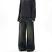Men's Clothing Vintage High-Waisted Straight Leg Jeans For Men & Women - Classic Blue Distressed Denim Pants With Relaxed Fit_mkmklike.com