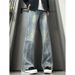 Men's Slim Fit Blue Lightning Bolt Pattern Jeans Midweight Straight Leg Trousers Spring High StreetPull Crotch_mkmklike.com