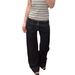 Korean-style American Hot Girl Low-waist Slightly Flared Loose-fitting Vintage Washed Button-up Design Bell-bottom Jeans_mkmklike.com