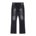Men's Clothing | Cleanfit Water Ripple Retro Washed Distressed Loose Flared Jeans Trousers For Men And Women_mkmklike.com